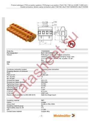 1702090000 datasheet  