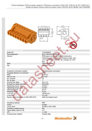 1742300000 datasheet  