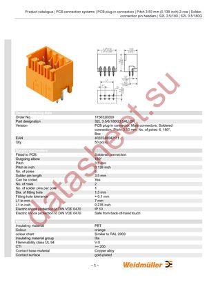 1756320000 datasheet  