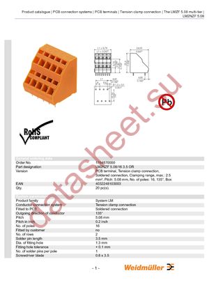 1764870000 datasheet  