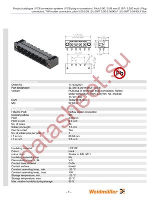 1775352001 datasheet  