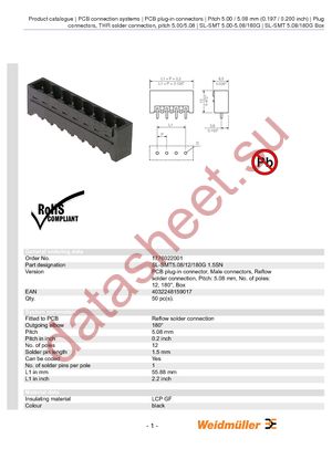 1776022001 datasheet  