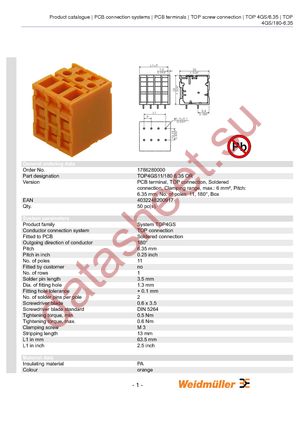 1786280000 datasheet  