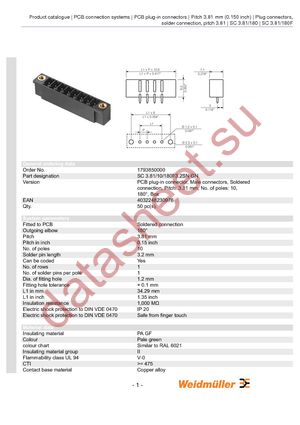 1793850000 datasheet  