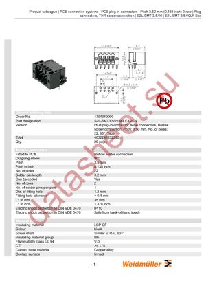 1794940000 datasheet  