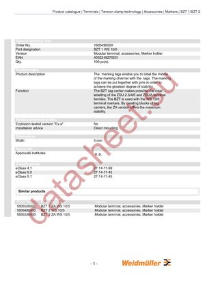 1805490000 datasheet  