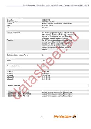 1805530000 datasheet  