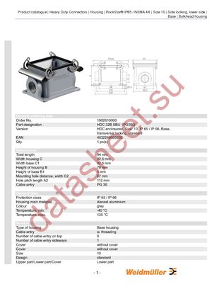 1902610000 datasheet  