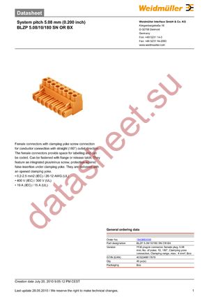 1943660000 datasheet  