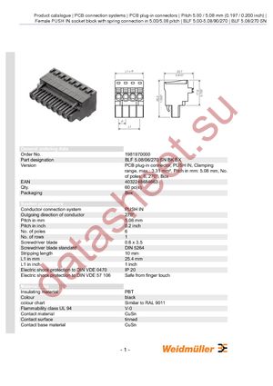 1981970000 datasheet  