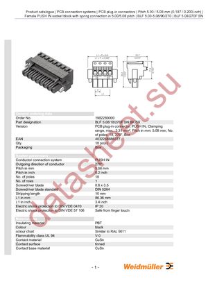 1982280000 datasheet  