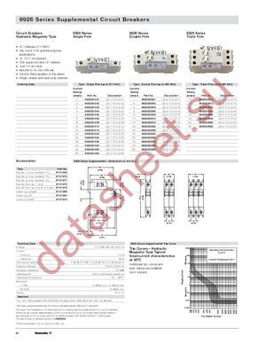 9926251540 datasheet  