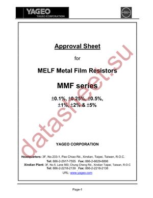 MMF-25BRD56K datasheet  